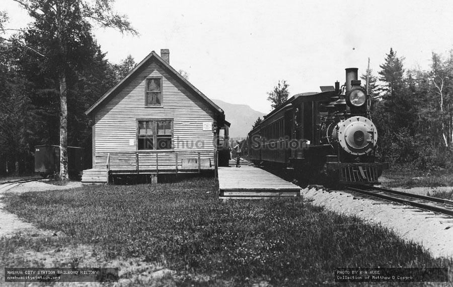 Postcard: Sandy River & Rangeley Lakes Railroad, Carrabasset, Maine